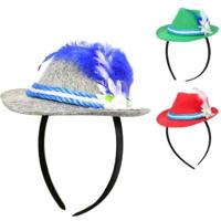 Hoofdband Oktoberfest 18 cm 3 assorti | 24 stuks - thumbnail