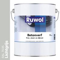 Ruwol Betonverf Lichtgrijs (RAL 7035) 5 liter - thumbnail