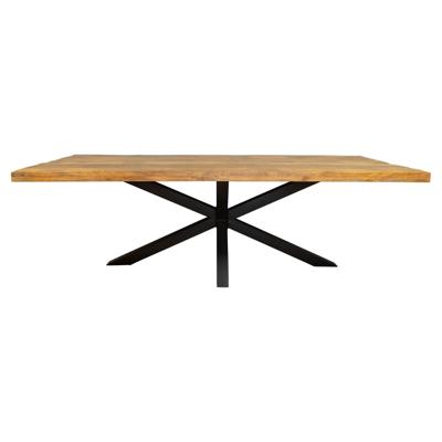 Eetkamertafel Naturel | Denver | rechthoek | Mangohout | x poot | 180 cm x 76(h) cm