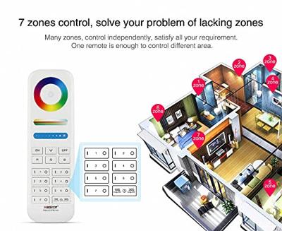 MiBoxer Zigbee RGB-CCT Afstandsbediening 7-zones - LED0272