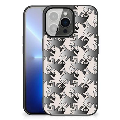 iPhone 13 Pro Max Dierenprint Telefoonhoesje Salamander Grey