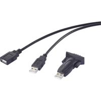 Renkforce USB 2.0, Serieel Adapter [1x USB - 1x RS232-stekker] 1.00 m - thumbnail