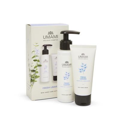 Umami Exclusive Cosmetics Fresh Leaves Mini Hand Care Gift Set Japanese Mint & Ginger