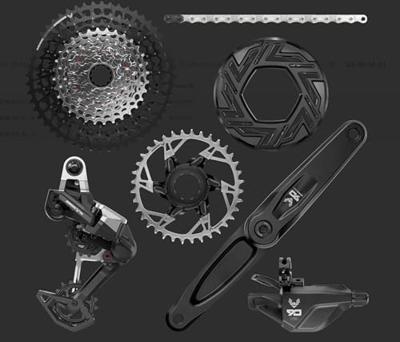 SRAM schakelgroep-set "eagle 90 transmission e-bike" shifting group set t eagle 90 brose 165 mm