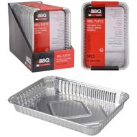 Bbq schalen set van 4stuks 32x23 - thumbnail