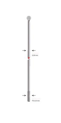 Alpina Spaken 190-13 raggi ø2.33mm fg 2,6 - zink (144 stuks)