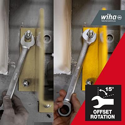 Wiha 44665 Ring-steeksleutelset 12-delig Sleutelbreedte (metrisch) 8 - 19 mm