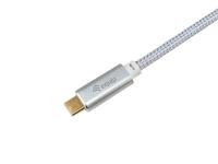 Equip 128360 USB 3.2 Gen 2 10Gbps 100W USB Type-C 3m Wit - thumbnail