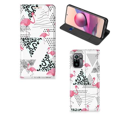 Xiaomi Redmi Note 10 4G | 10S | Poco M5s | Hoesje maken | Flamingo Triangle