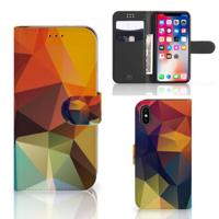 Apple iPhone X | Xs | Book Case | Polygon Color - thumbnail