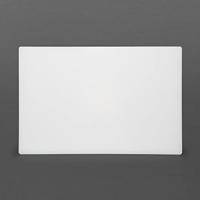 Snijplank Hygiplas LDPE 450x300x10 mm wit - thumbnail