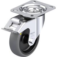 Blickle LE-TPA 102G-FI-ELS Zwenkwiel met rem Wieldiameter: 100 mm Draagvermogen (max.): 70 kg 1 stuk(s) - thumbnail