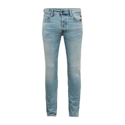 G-bleid slim light used denim