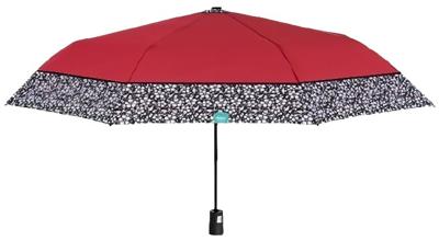 Perletti paraplu automatisch dames 96 cm microvezel rood Perletti paraplu automatisch dames 96 cm microvezel rood
