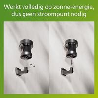 Philips LED Avery 929004658901 Wandlamp op zonne-energie met bewegingsmelder LED 1.8 W Zwart - thumbnail