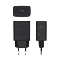 AISENS - ASCH-1PD20-BK - oplader PD 3.0 1 poort 1XUSB-C 20 W, zwart - thumbnail