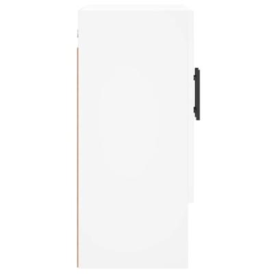 Wandkast 60x31x70 cm bewerkt hout wit - thumbnail