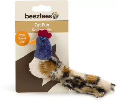 Beeztees Eggy - Kattenspeelgoed - Incl. Geluidschip - 8,5 cm Beeztees Eggy - Kattenspeelgoed - Incl. Geluidschip - 8,5 cm