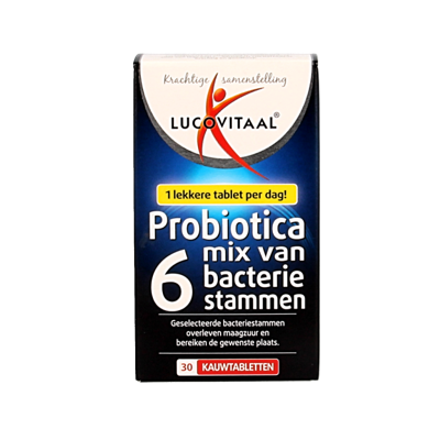 Lucovitaal Probiotica 30 Kauwtabletten Lucovitaal Probiotica 30 Kauwtabletten