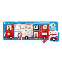 Banana Panda - maak de puzzel passend brandweerwagen - 23st. - thumbnail