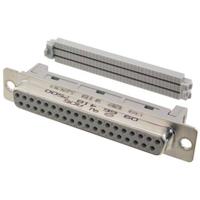 HARTING 09664187500 D-sub female connector 180 ° Aantal polen: 37 Snijklem 1 stuk(s) - thumbnail