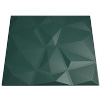 VidaXL 24 st wandpanelen diamant 6 m² 50x50 cm xps groen - thumbnail