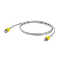 Weidmüller RJ45 (cross) Netwerkkabel Aansluitkabel CAT 6A S/FTP 20.00 m Grijs UL gecertificeerd, Snagless, Vlambestendig - thumbnail