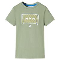 VidaXL Kindershirt 116 lichtkakikleurig - thumbnail