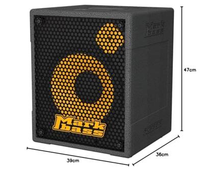 Markbass MB58R MINI CMD 121 PURE (8 Ohm) 1 x 12 inch basversterker combo 500 watt