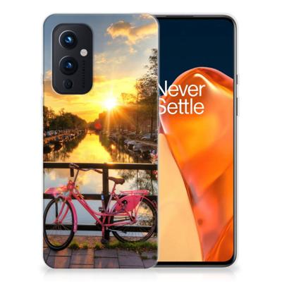 OnePlus 9 Siliconen Back Cover Amsterdamse Grachten OnePlus 9 Siliconen Back Cover Amsterdamse Grachten