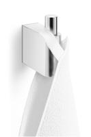 Zack Atore handdoekhaak 2x5.8x5.5cm RVS Chroom Glans 40457 - thumbnail