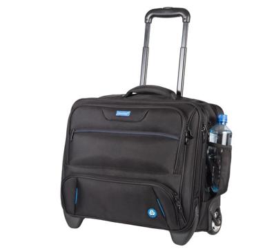 Juscha JU-46215 Laptoptrolley RPET Zwart 38x45x23cm Materiaal: Gerecycled PET Juscha JU-46215 Laptoptrolley RPET Zwart 38x45x23cm Materiaal: Gerecycled PET