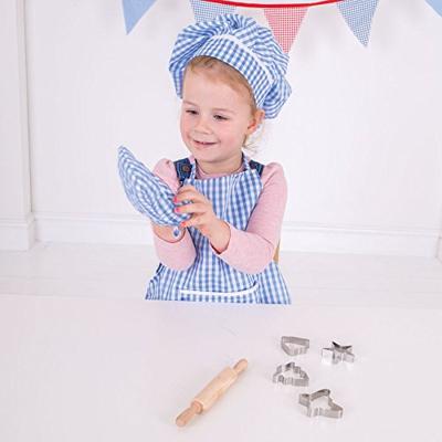 Bigjigs chef&apos;s keukenset blauw