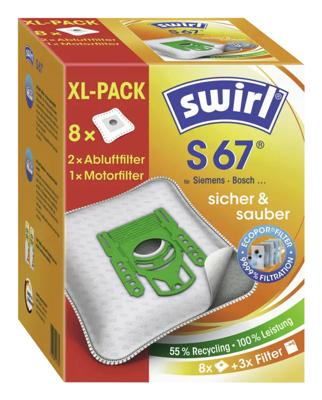 Swirl S 67 XL Vorteilspack EcoPor® Stofzuigerzak 1 stuk(s)