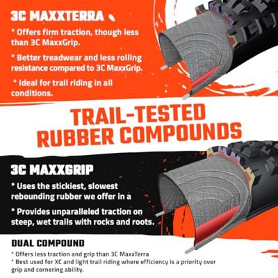 Schwalbe Maxxis buitenband ikon exo tr tanwall 27.5 x 2.20 zw br vouw - thumbnail