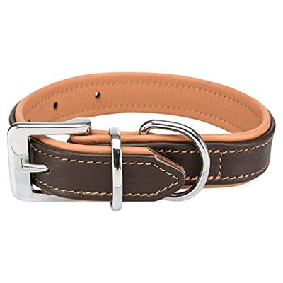 TRIXIE HALSBAND HOND ACTIVE COMFORT LEER BRUIN / LICHTBRUIN 21-32X2,5 CM TRIXIE HALSBAND HOND ACTIVE COMFORT LEER BRUIN / LICHTBRUIN 21-32X2,5 CM