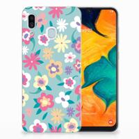 Samsung Galaxy A30 | TPU Case | Flower Power - thumbnail