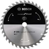 Bosch Accessories Bosch Power Tools 2608837682 Hardmetaal-cirkelzaagblad 165 x 15.875 mm Aantal tanden: 36 1 stuk(s) - thumbnail