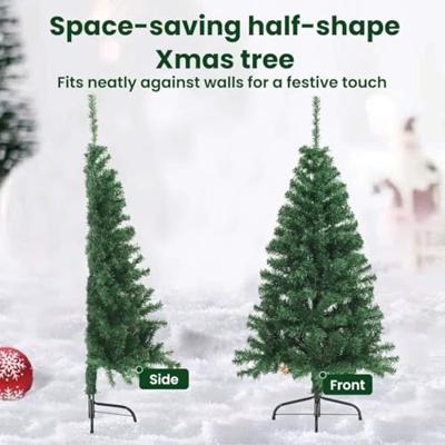 VidaXL Kunstmatig voorverlicht kerstboom met 150 led groen 150 cm pvc