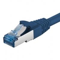 Digitus DK-1644-A-050/B RJ45 Netwerkkabel, patchkabel CAT 6A S/FTP 5.00 m Blauw Halogeenvrij, Verdraaide paren, Snagless, Vlambestendig 1 stuk(s) - thumbnail