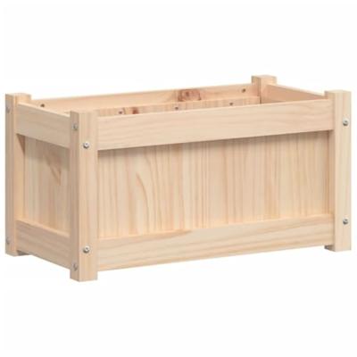 VidaXL Plantenbak 60x31x31 cm massief grenenhout