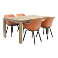 Hartman Sophie Element Terra/Rome grey 170 cm. tuinset - 5-delig - thumbnail