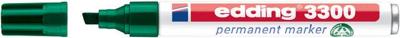 Viltstift edding 3300 schuin 1-5mm groen | 10 stuks