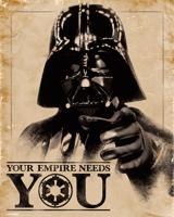 Poster Star Wars - Classic Your Empire Needs You 40x50cm - thumbnail