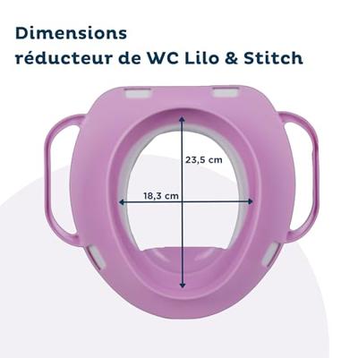 COMFORT TOILETVERKLEINER MET LILO EN STITCH HANDGREPEN