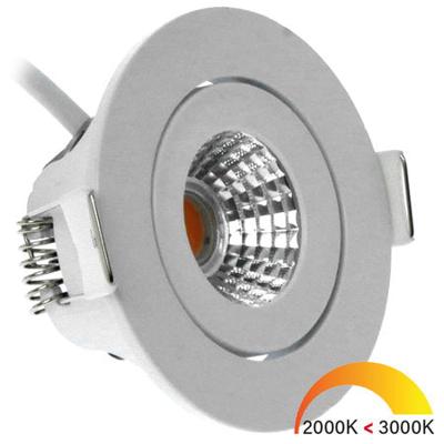 EcoDim LED inbouwspot 5W DimToWarm 62mm 36gr rond verstelbaar wit - LED4730