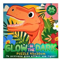 Wins Holland Glow in the dark puzzel dino - 50st. - thumbnail