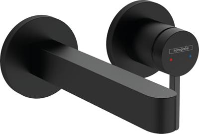 Hansgrohe Wastafelmengkraan Inbouw Finoris 2-gats 168 mm Voorsprong Met Afvoerplug Mat Zwart Hansgrohe Wastafelmengkraan Inbouw Finoris 2-gats 168 mm Voorsprong Met Afvoerplug Mat Zwart