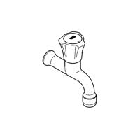 Grohe Costa-L wand tapkraan Chroom - thumbnail