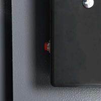 VidaXL Digitale kluis met slot donkergrijs 35 x 31 x 50 cm staal - thumbnail